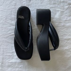 Jeffrey Campbell Platform Thong Sandals